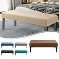 thumbnail image 4 of Velvet Silver Fox Flannel Stretch Bench Cover Dust Cover Bench Cover, 4 of 5