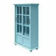 thumbnail image 2 of Ameriwood Home Aaron Lane Bookcase with Sliding Glass Doors, Pale Blue, 2 of 9