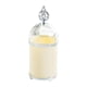 thumbnail image 1 of Tarro de almacenamiento Tenedor Contenedor de almacenamiento Decoración del hogar con tapa Cuchara de café Tenedor de postre borde de plata amarilla, 1 of 9