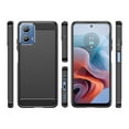thumbnail image 3 of PANDACO Black Brushed Metal Case for Motorola Edge 2024, 3 of 5