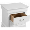 thumbnail image 5 of Glory Furniture Louis Phillipe 2 Drawer Nightstand in White, 5 of 16