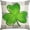 Plaid, variant on St Patricks Day Decorations Pillow Covers 20x20 Inch,Striped Shamrock Decorations Holiday Spring Decorative Pillow Case Decor for Sofa Couch Green and Black