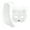 White, variant on 2Pcs/Set Fox Masque Tail Set Girls Furry Masque Long Fox Tail Set Faux Fur Halloween Cat Tail Cosplay Fox Wolf Tail Set