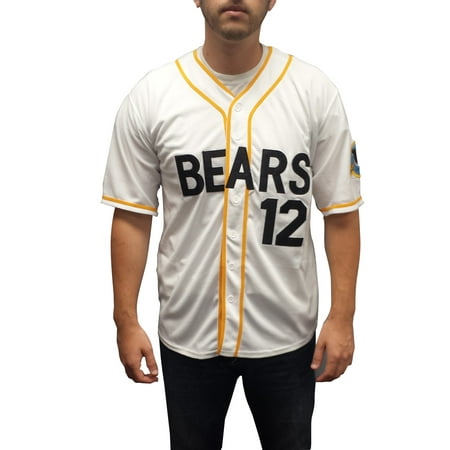 Tanner Boyle #12 Bears Baseball Jersey Bad News Costume Movie Uniform Chico's