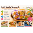 thumbnail image 4 of Japanese Rice Crackers Variety Pack, Individually Wrapped Senbei Snacks, Sesame Soy Sauce, Honey Soy Sauce & Seaweed Flavors, Made in Japan, 30 Packs, 4 of 8