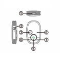 thumbnail image 4 of Adaptador de sonido Inalámbrico Del Receptor Elíptico 5.0 shamjiam Transmisor Bluetooth, 4 of 9