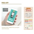 thumbnail image 4 of MAKEID L1-A Compact Thermal Label Printer with 203dpi Resolution, Bluetooth & APP Connectivity - Portable Inkless Sticker Maker for Organizing, Journaling, Study & Name Tags - Includes 1 Roll of, 4 of 6