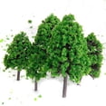 thumbnail image 1 of 12x Modelo Árboles de Plástico Verde, Trenes, Ferrocarril, Parque, Jardín, Paisaje,Bricolaje, Escala 1/50 Macarena Árbol de paisaje verde, 1 of 8