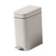 thumbnail image 4 of Cubo basura, contenedor basura, cubo basura para baño, basura con pedal para garaje, entrada, lavadero, hogar. Blanco, 4 of 8