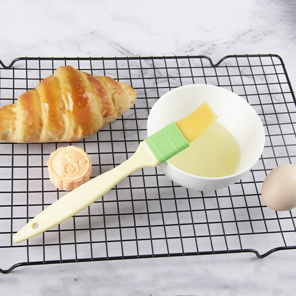 LABSERRON 3Pcs Kitchen Brush for Cooking Plastic Fiber for Home Cooks Baking Grilling Frying Steak