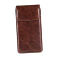 thumbnail image 3 of Riñonera para teléfono para personas mayores, funda para teléfono, billetera, riñonera para hombre Marrón, 3 of 9