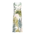thumbnail image 5 of LSLJS Robe Longue Sans Manches en Coton et Lin à Col Rond Imprimée avec Poche, Robe d'Été de Plage, 5 of 5