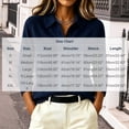 thumbnail image 4 of Harcomeey Long Sleeve Shirts for Women Button Down Collar Knit Shirt Long Sleeve Soft Solid Color Casual Work Office Knit Blouse L, 4 of 6