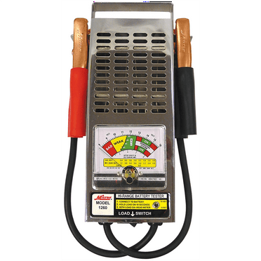 Milton 100 Amp Battery Tester 12V Alternator & Battery Tester Analog display with 1,000 Cold Cranking Amps