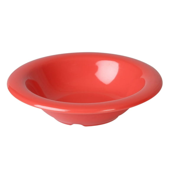 Excellante Color Orange Melamine Dinnerware Collection 6 Inch Salad Bowl - 8 Oz, Comes in Dozen