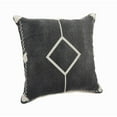 thumbnail image 5 of Ox Bay Diamond Square Throw Pillow, 20 in., Black, Counter per Pack 1, 5 of 8