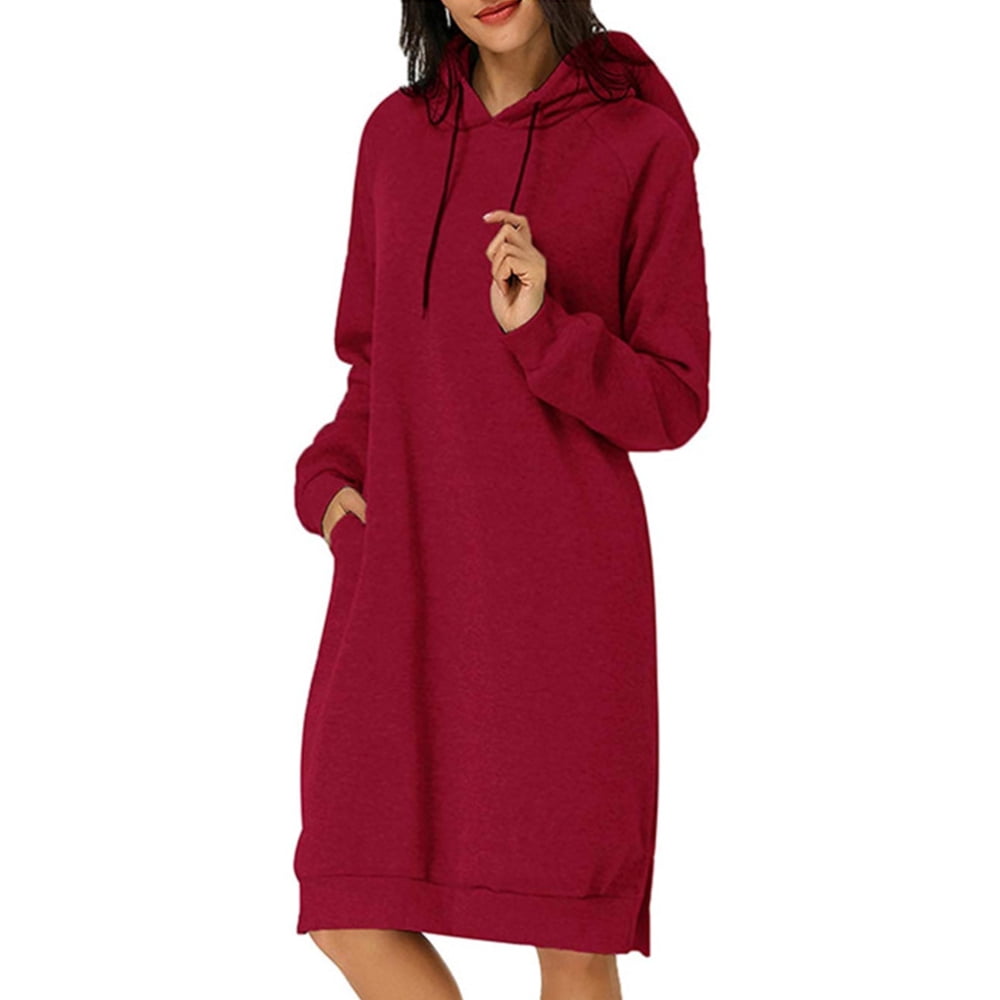 Sweatshirt Dress for Women Hoodie 