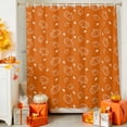 thumbnail image 4 of Cute Pumpkin Shower Curtains for Bathroom, Fall Leaves Thanksgiving Waterproof Fabric Shower Curtain for Bathroom Bathtub Decoration, Machine Washable, 54x"78", 4 of 9