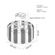 thumbnail image 4 of Lampara Colgante Led Cityluz Imperial 72w 3 Temp Cristal, 4 of 4