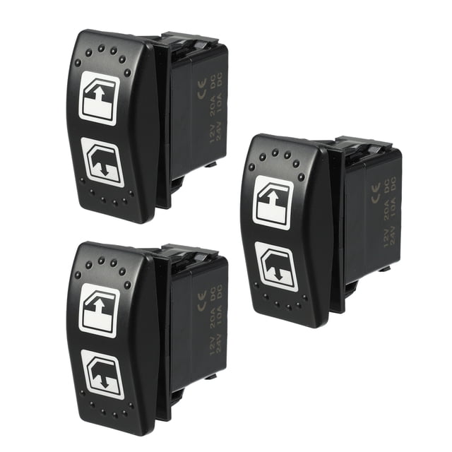 Interruptor de control de ventana eléctrica Unique Bargains 3 piezas para Can-Am Defender HD8 DH10 2016-2020