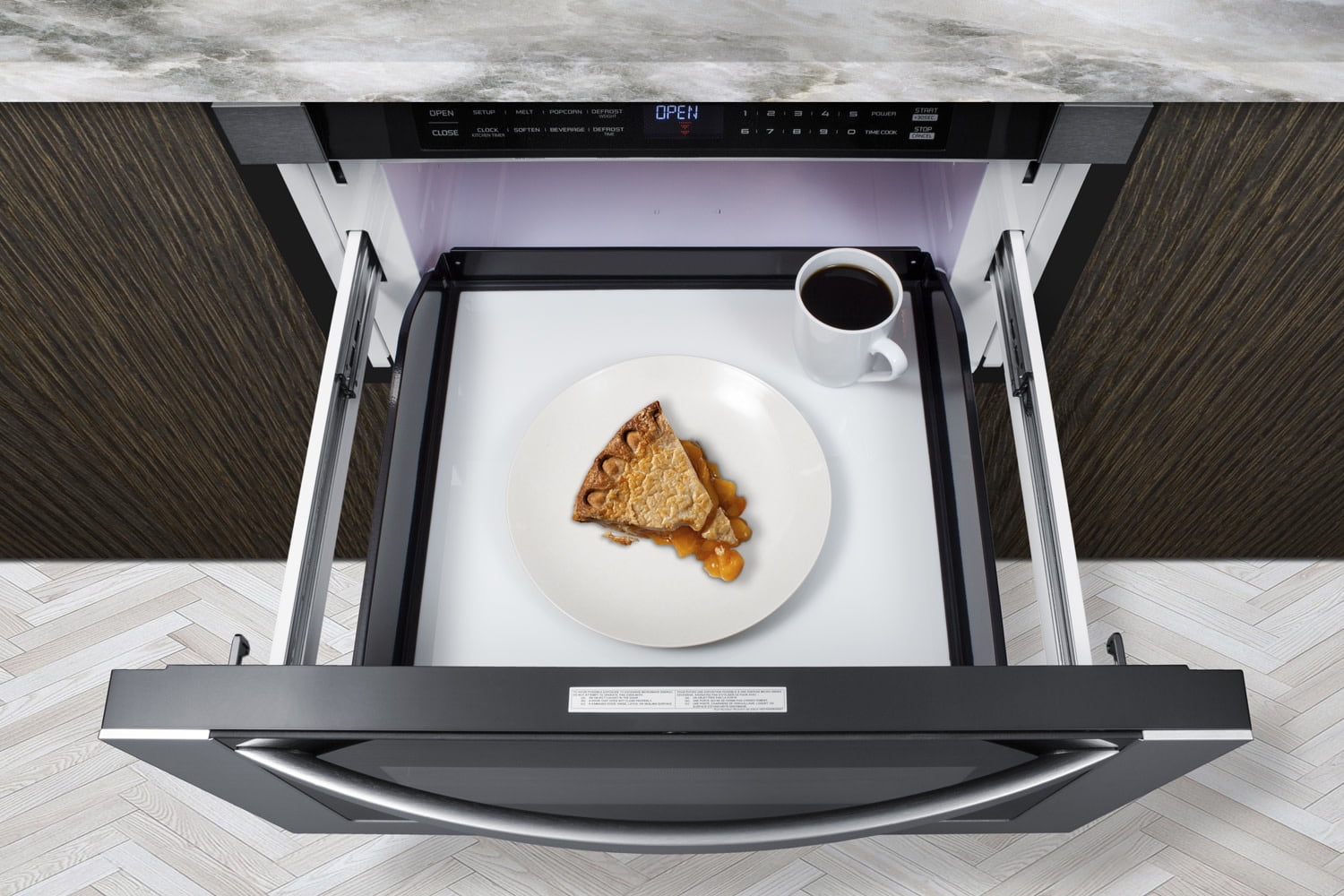 24" Wide Built-In Drawer Microwave