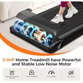 thumbnail image 4 of Tapis Roulant Compact Incliné, Tapis de Marche Électrique Portable 3,0hp avec Guidon, Machine de Course Pliable Légère pour la Maison, Capacité de 300 lb, 4 of 7