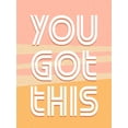 thumbnail image 2 of Allen, Kimberly 19x24 Black Ornate Wood Framed with Double Matting Museum Art Print Titled - You Got This, 2 of 4