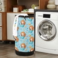 thumbnail image 7 of RMDQTR Durable Large Laundry Backpack with Drawstring Closure Ideal for Laundry Trips,Travel&Camping Little Mermaids and Seashells, 7 of 7