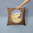 thumbnail image 2 of Carolines Treasures SS8904PW1414 Golden Retriever Fabric Decorative Pillow, 14Hx14W, multicolor, 2 of 4
