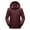 Red, variant on Fesfesfes Mens Fleece Jacket Detachable Cap Waterproof, Dirt-proof, Wind-proof, Tear-resistant Zipper Casual Warm Jacket
