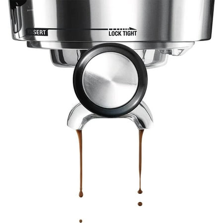 Breville - the Barista Touch Espresso Machine with 9 bars of pressure, Milk Frother and integrated grinder - Stainless Steel