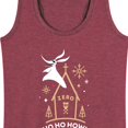 thumbnail image 3 of The Nightmare Before Christmas - Ho Ho Howl - Women's Racerback Tank Top, 3 of 5