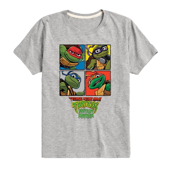 Teenage Mutant Ninja Turtles Mutant Mayhem - Mutant Mahem Grid Short Sleeve Graphic T-Shirt