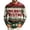 Dark Green 16#, variant on Christmas Mens Casual Crewneck Top Snowflake Plaid Print Loose Fit Tops Comfortable Vintage Long Sleeve T-Shirts for Gathering All-season Brown 2XL