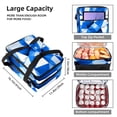 thumbnail image 3 of Israel Double-Layered Insulated Refrigerated Lunch Bag with Two Compartments, Large Capacity, Hand-Carry 7.1x11.4x16.1 Inches - Lunch Bags, Lunch Bag, 3 of 6