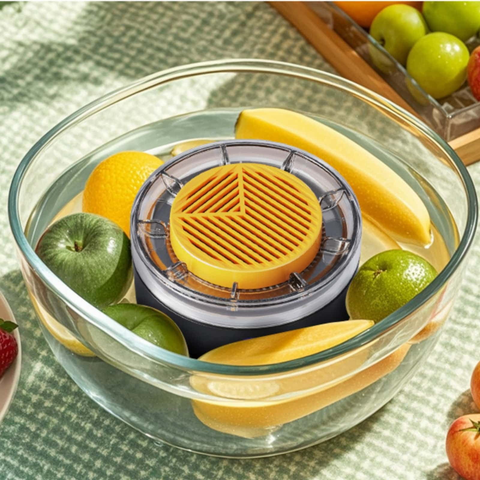 Electric Produce Purifier Portable Rechargeable Fruit and Vegetable Cleaner Cordless Food Washing Machine for Meal Prep Kitchen Home and Travel Use