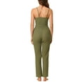 thumbnail image 3 of Unique Bargains Women's Knit Lounge Sleepwear Pants Shrug Cardigan 3ps Pajama Set, 3 of 5