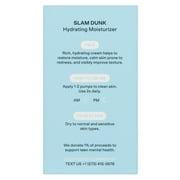 Bubble Skincare Slam Dunk Hydrating Face Moisturizer, for Normal to Dry Skin, 1.7 fl oz/ 50mL