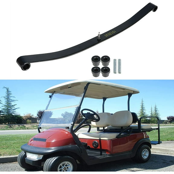 PET-U Front Leaf Spring W/ Bushing Kit For Club Car Precedent 04  Golf Cart DS 1981-Up