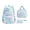 Blue, variant on HJYCHN Girl Backpack Gradient Heart Star Print 3Pc Set with Lunch Bag Pencil Case Back to School Supplies for Kids and Backpack for Boys Pink