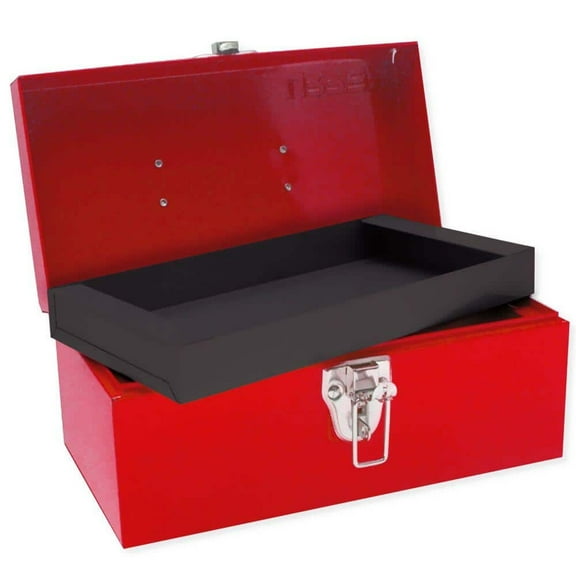 Heavy Duty Metal Tool Box - 11 in. X 6 in. X 5 in.