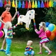 thumbnail image 4 of Unicorn Pinata Unicorn Party Supplies Pinata Bundle with Blindfold and Bat for Girls Boys Kids Unicorn Theme Birthday Party Game Decorations (16.14" x 12.6" x 3.5"), 4 of 6
