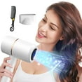 thumbnail image 4 of Hwkond Hair Dryer with Diffuser, Blue Light Hair Care Gradient Hair Dryer Electric Hair Dryer Household Constant Temperature Cold And Hot Hair Dryer Silent Hair Dryer Clearance Sale, 4 of 5