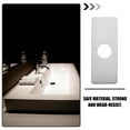 thumbnail image 3 of Mobutofu Countertop Hole Cover Decorative Plate Stainless Steel Rectangular 1 Set for Kitchen Renovation, 3 of 7