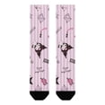 thumbnail image 2 of Kuromi And My Melody Compression Socks For Women And Men Support Knee High Socks For Running Hiking Athletic Nursing, 2 of 7