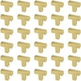 thumbnail image 7 of Franklin Brass P46678k-B3 Simple Modern Square 1-1/4" Bar Cabinet Knob - Gold, 7 of 7