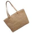 thumbnail image 3 of Bolsa de paja de verano 1pc Bolsa de hombro tejida de gran capacidad Bolsa de asas bonita para las mujeres, 3 of 5