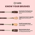 thumbnail image 5 of Mars Professional Makeup Brush (12 Pcs) - Brown, 5 of 5