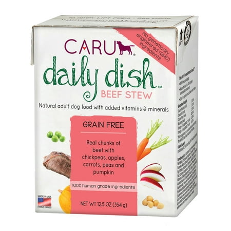 Caru Daily Dish Beef Stew Wet Dog Food - 12.5 oz