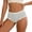 Light Blue, variant on lnmuld Solid Vertical Ribbed Bear Print Mid Waist Women Briefs Scalloped Lace Trim Mini Bow Soft Cotton Breathable Daily Panties Color:Blue,Size:M
